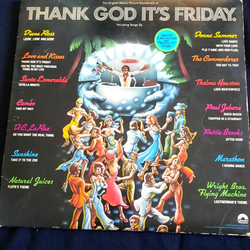 Thank God It's Friday, Motion Picture Soundtrack, Vinyl LP 1978